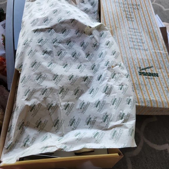 Porcelain Doll with Purple Accents - Picture 4 of 6